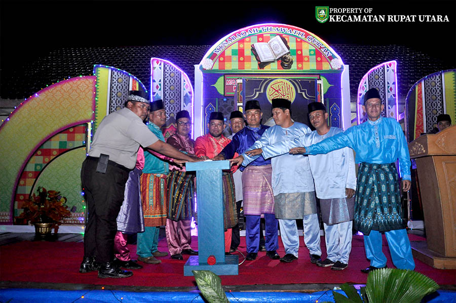Musabaqah Tilawatil Quran (MTQ) tingkat Desa Titi Akar telah di buka secara resmi oleh Sekcam Rupat Utara