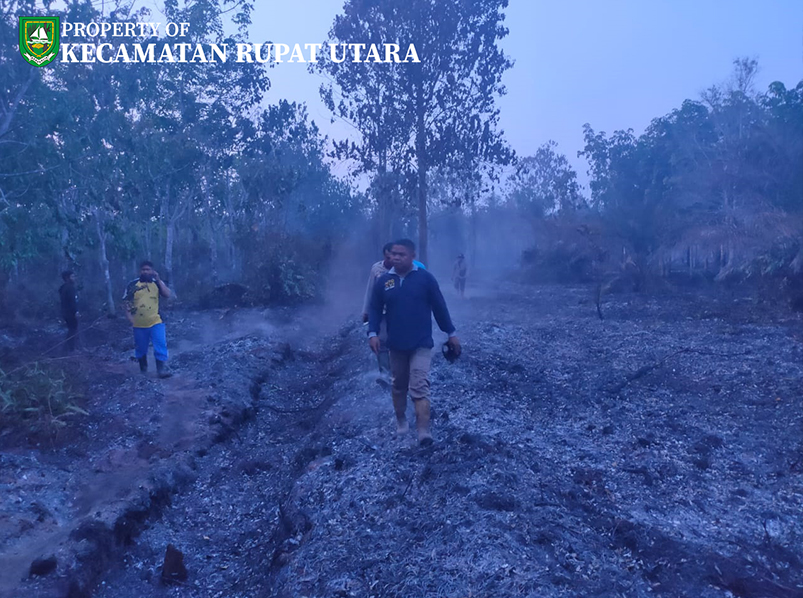 Ditengah Pencegahan  Pandemi Covid - 19 Rupat Utara, Terjadi Pula Kebakaran Di Desa Kadur