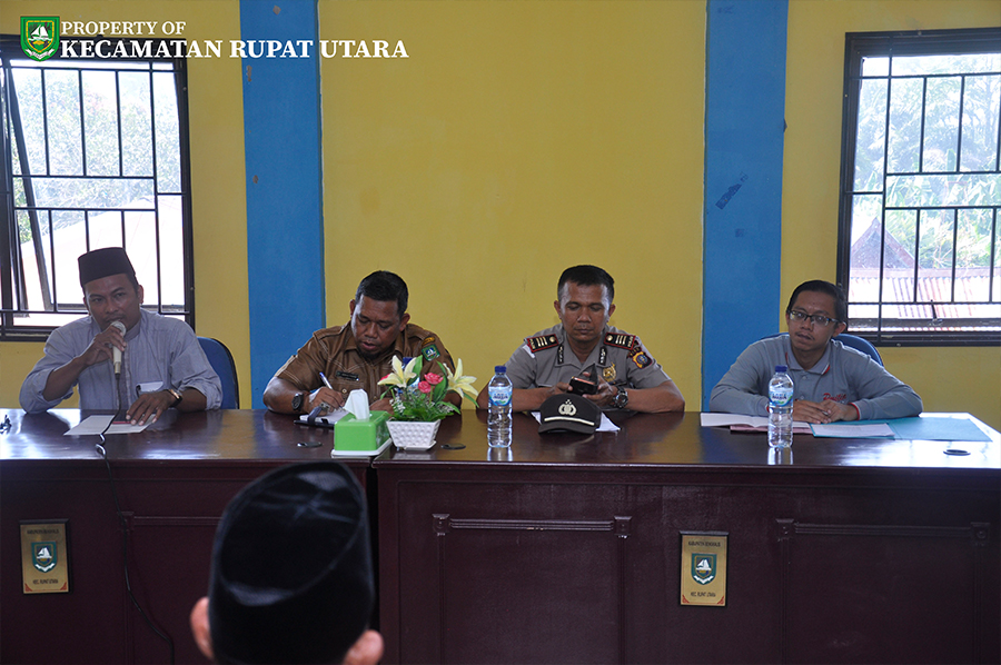Rapat Koordinator Terakhir Persiapan MTQ ke 18 Tingkat Kecamatan Rupat Utara