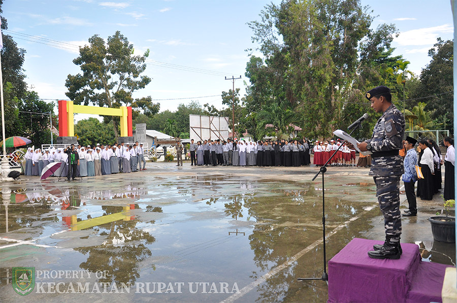 Danposal Tanjung Medang Tomi Nurrohman Inspektur Upacara Peringati ke-71 HBN
